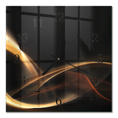 Orologio quadrato Linee astratte