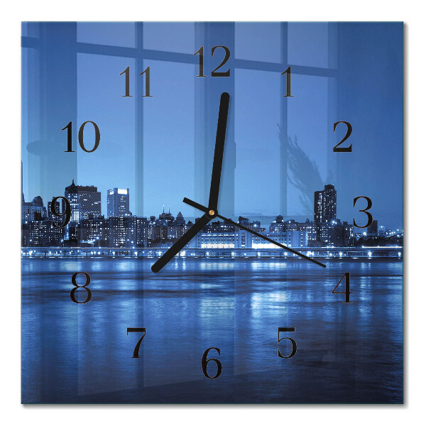 Orologio quadrato in vetro Orizzonte