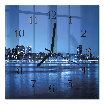 Orologio quadrato in vetro Orizzonte