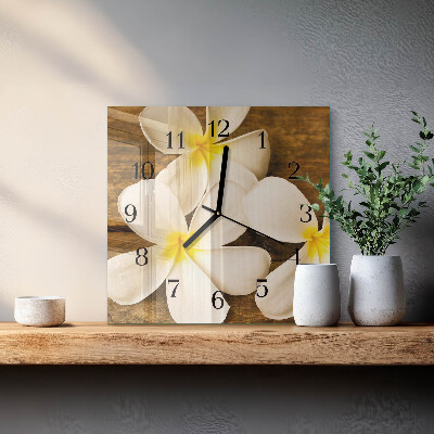 Orologio quadrato in vetro Mobili