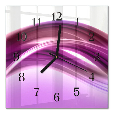Orologio quadrato Linee astratte