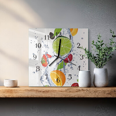 Orologio quadrato Limone