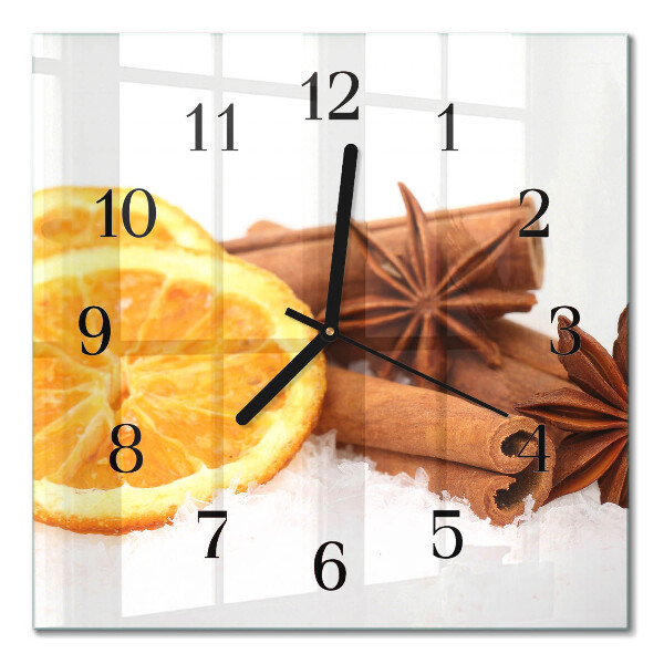 Orologio quadrato Limone e vaniglia
