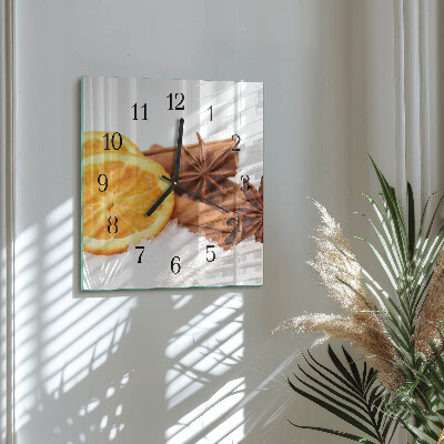 Orologio quadrato Limone e vaniglia