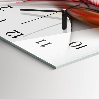 Orologio quadrato Linee astratte