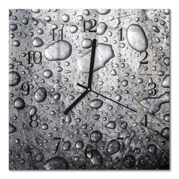Orologio quadrato Gocce