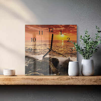 Orologio quadrato Tramonto