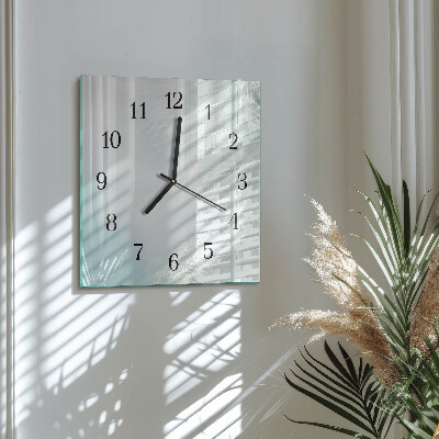 Quadrato orologio in vetro decorativo Astrazione
