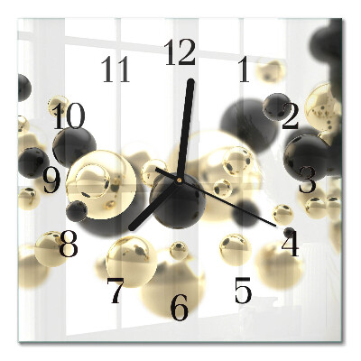Quadrato orologio da parete Astrazione