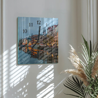 Orologio quadrato in vetro Città vecchia