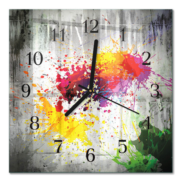 Orologio quadrato Macchie