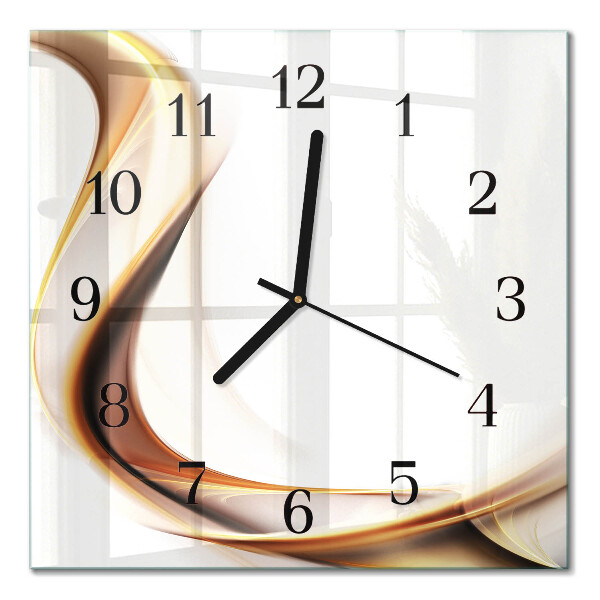 Quadrato orologio da parete Astrazione