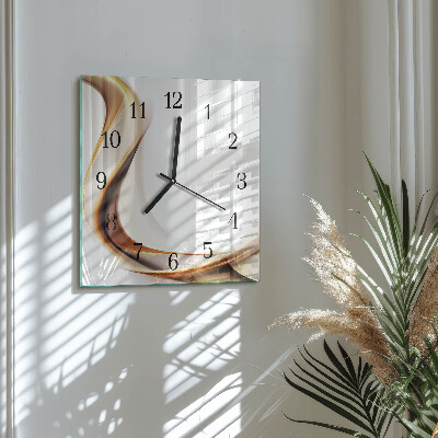 Quadrato orologio da parete Astrazione