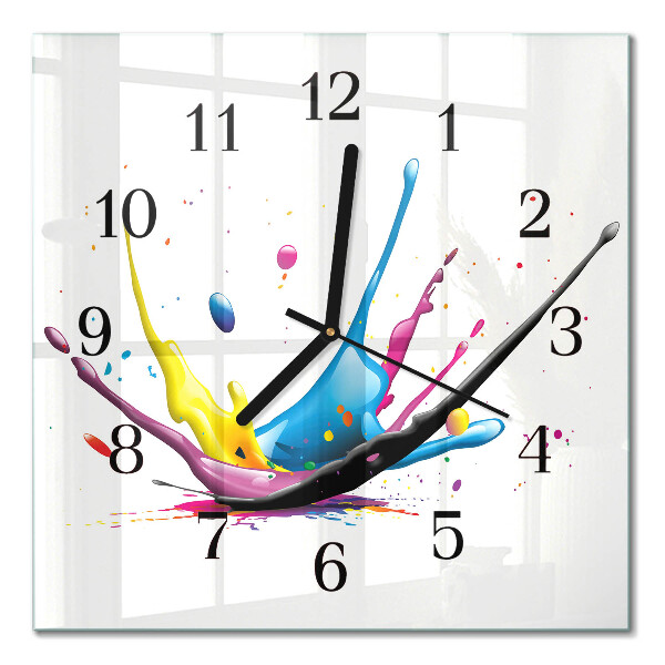 Orologio quadrato in vetro Colore