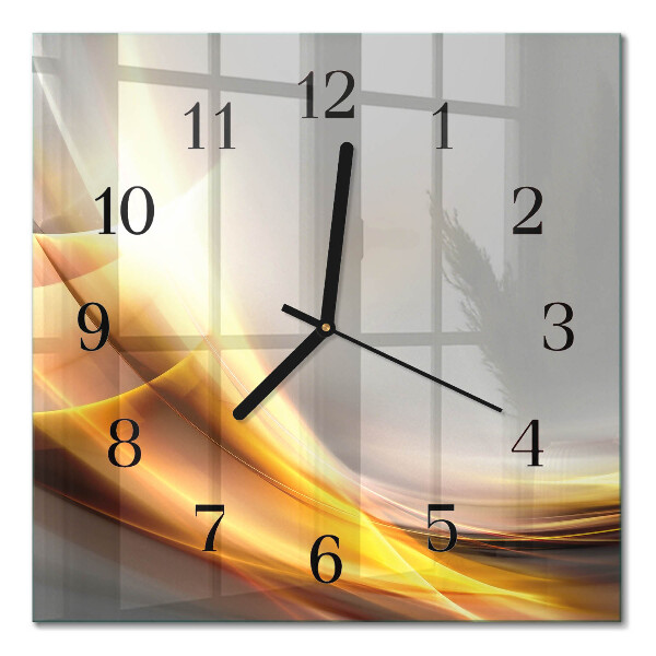Quadrato orologio da parete Astrazione