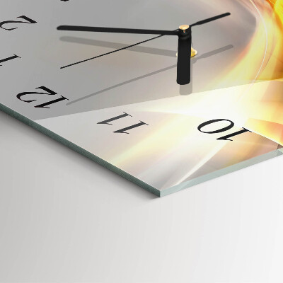 Quadrato orologio da parete Astrazione