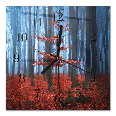 Quadrato orologio da parete Oscurità