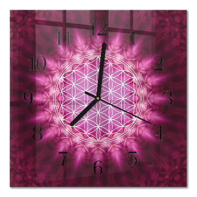 Orologio quadrato Astrazione