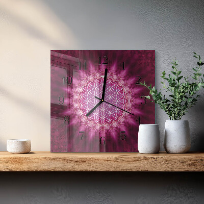 Orologio quadrato Astrazione