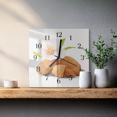 Orologio quadrato Mandorle