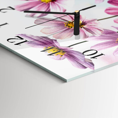 Quadrato orologio in vetro decorativo Mobili