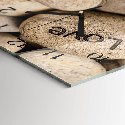 Orologio quadrato Pietre