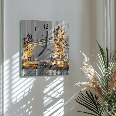 Orologio quadrato in vetro Tower Bridge