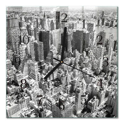 Orologio quadrato in vetro Orizzonte