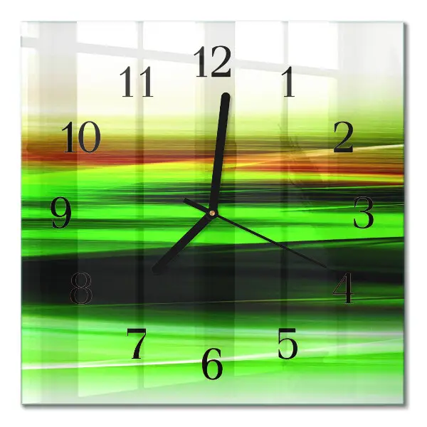 Quadrato orologio da parete Astrazione