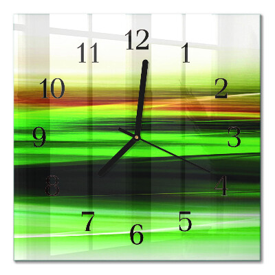 Quadrato orologio da parete Astrazione