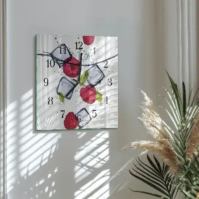 Orologio quadrato Lamponi