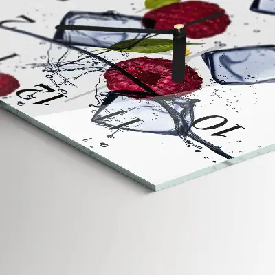 Orologio quadrato Lamponi