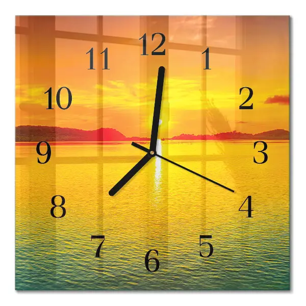 Orologio quadrato Tramonto