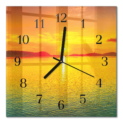 Orologio quadrato Tramonto