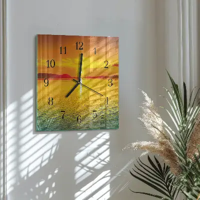 Orologio quadrato Tramonto