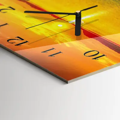 Orologio quadrato Tramonto