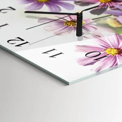Quadrato orologio in vetro decorativo Mobili
