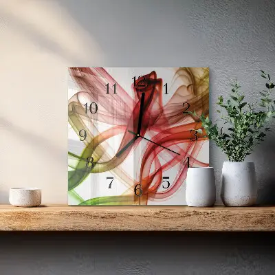 Orologio quadrato Astrazione