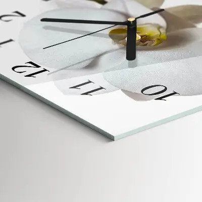 Orologio quadrato Orchidea