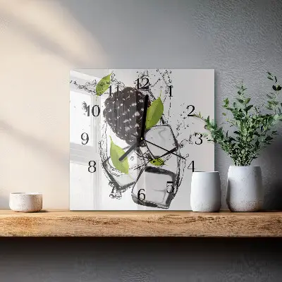 Quadrato orologio da parete Mora