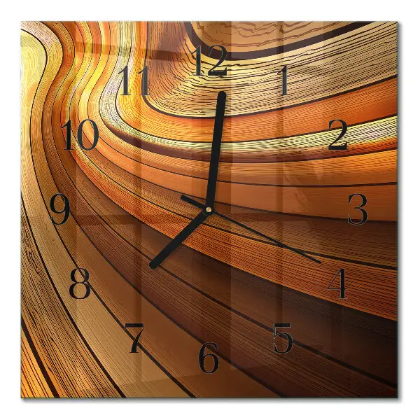 Quadrato orologio da parete Astrazione