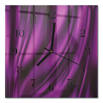 Orologio quadrato in vetro Astrazione
