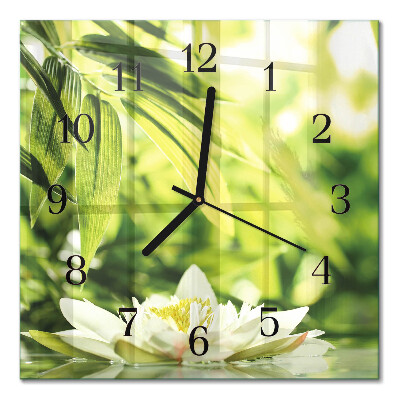 Quadrato orologio da parete Natura