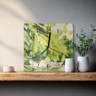 Quadrato orologio da parete Natura