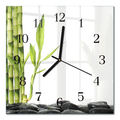 Orologio quadrato Bambù