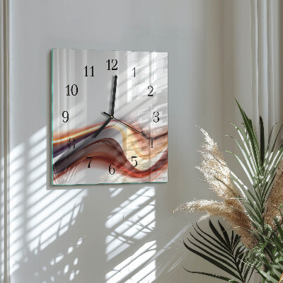 Orologio quadrato Astrazione