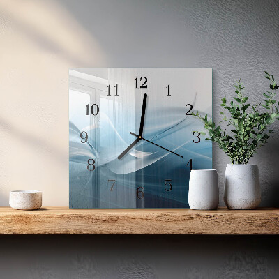 Quadrato orologio da parete Astrazione