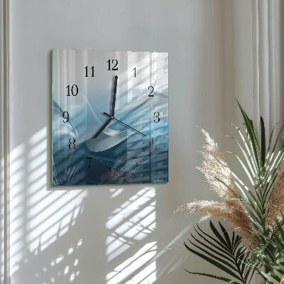 Quadrato orologio da parete Astrazione