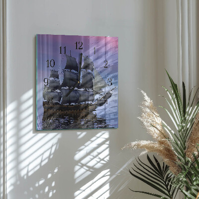 Quadrato orologio in vetro decorativo Navigazione