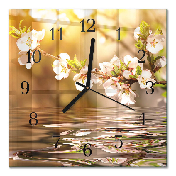 Orologio quadrato in vetro Mobili